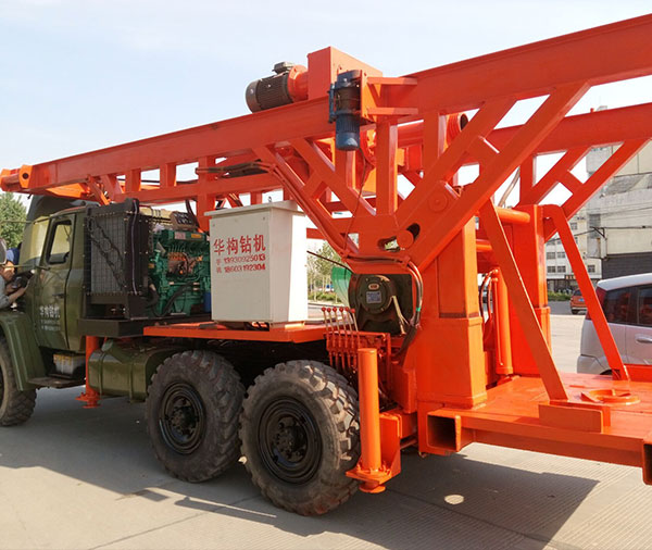 6寸車載式灌注樁鑽機