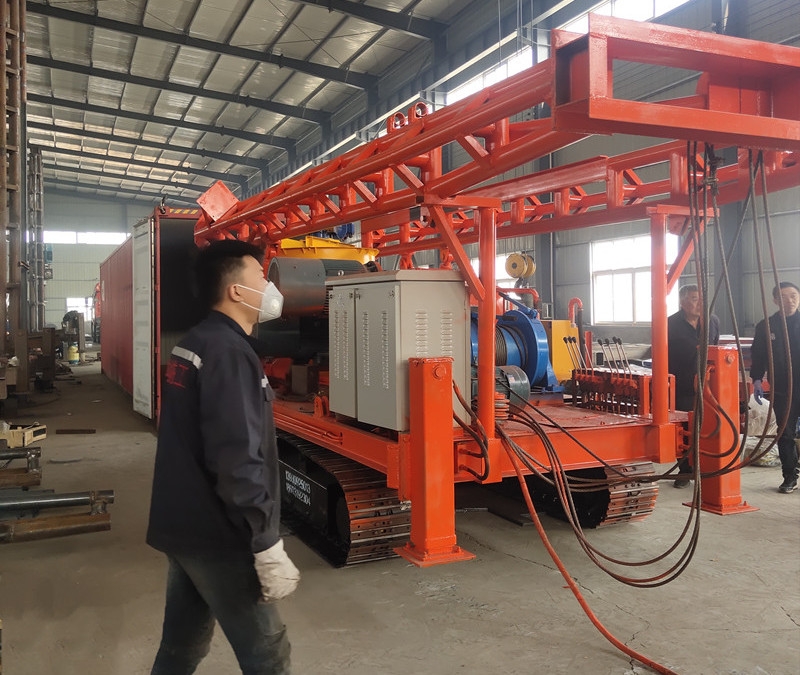 車載鑽機發往科特迪瓦